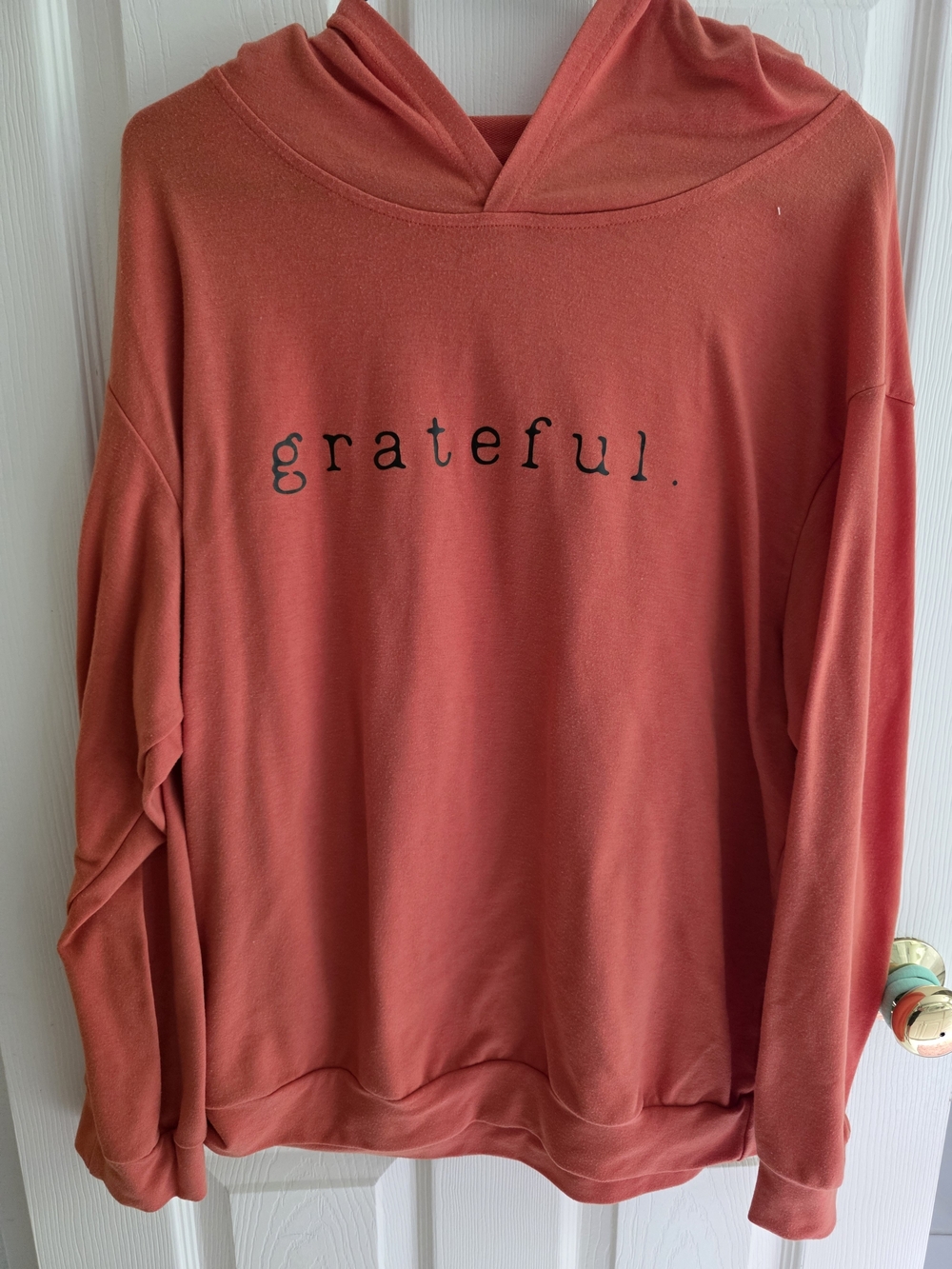Grateful Burnt Orangw Pullover Hoodie